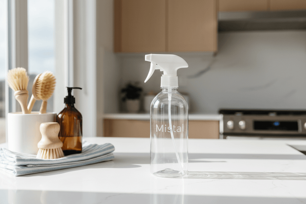 Mistal Clear Spray Bottle - Lifestyle