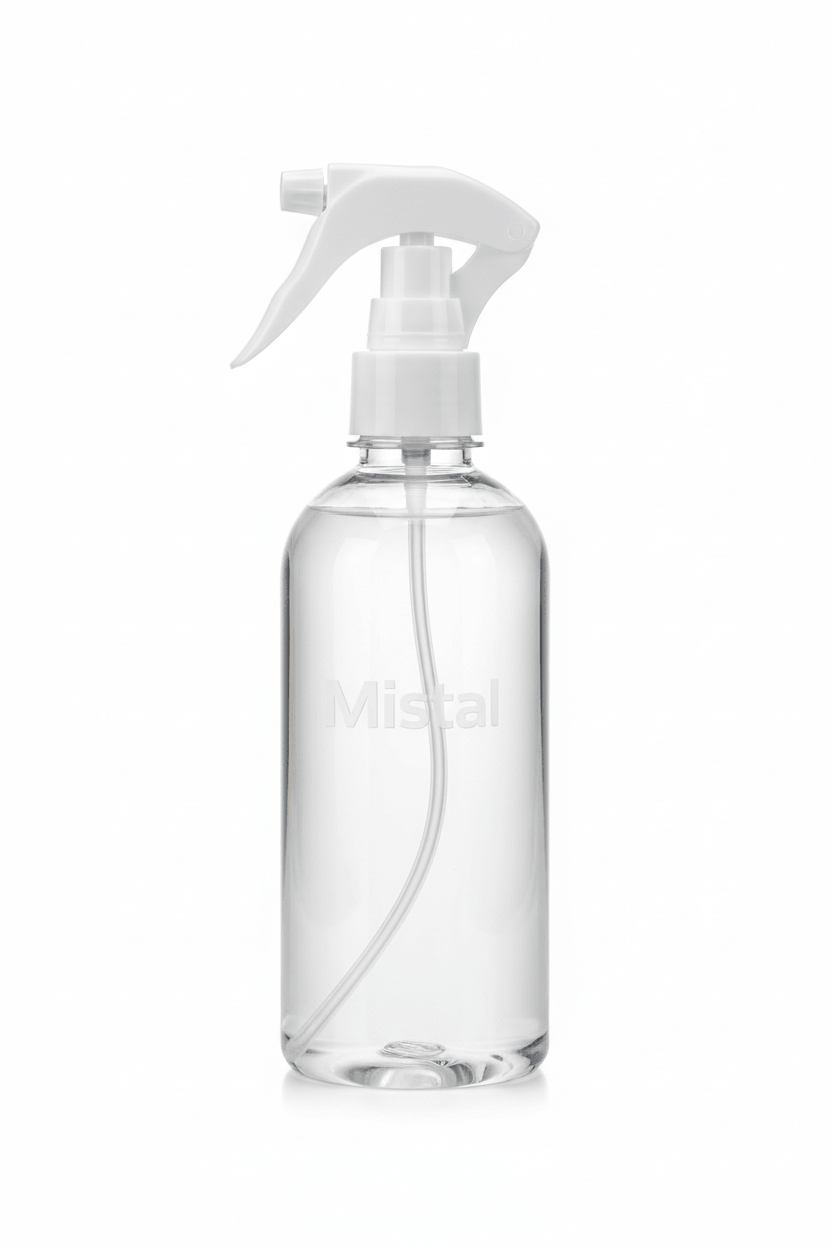 Mistal Clear Spray Bottle - Front view