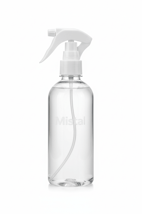 Mistal Clear Spray Bottle - Front view